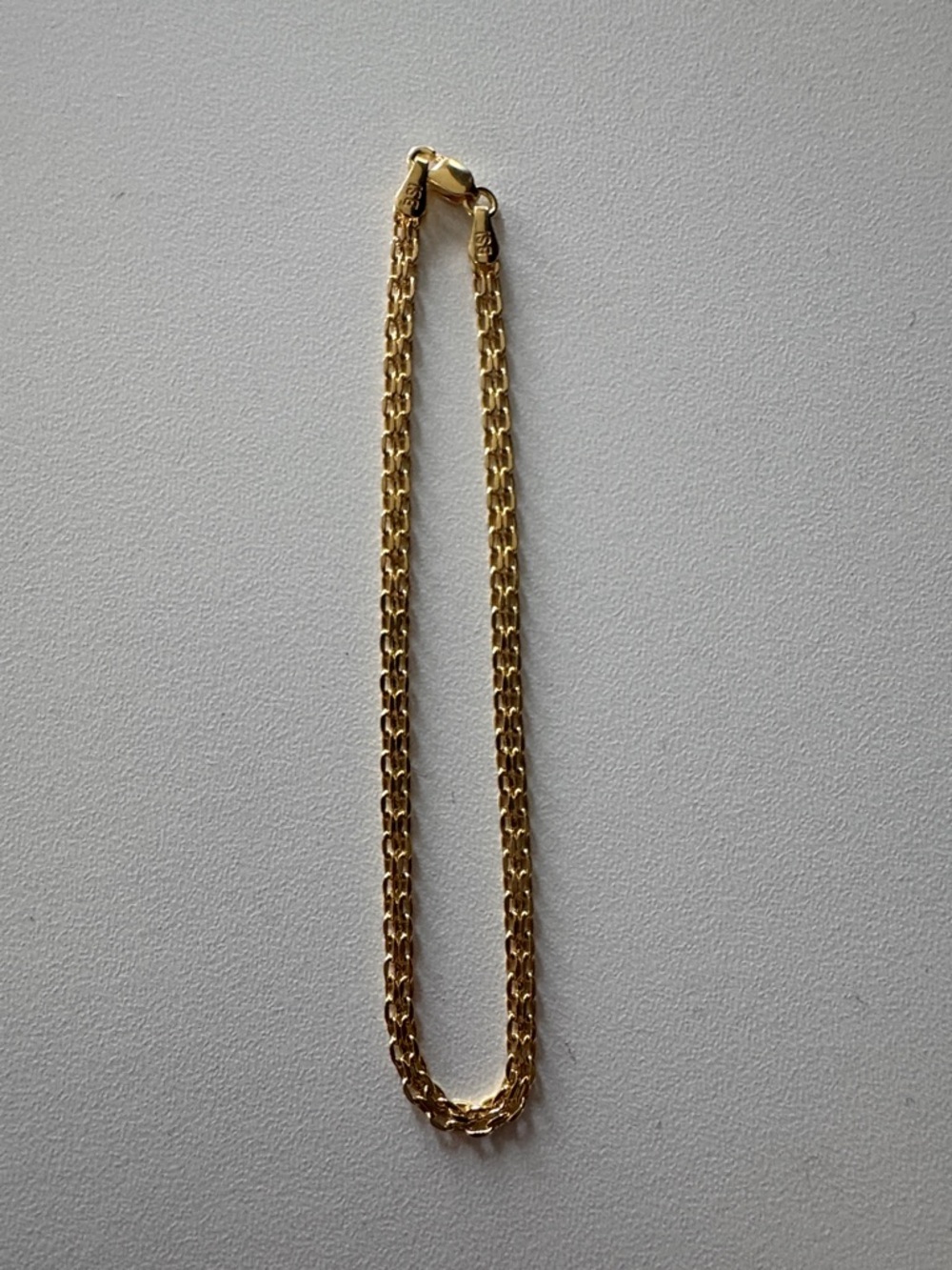 10K Solid Gold 7” Bracelet